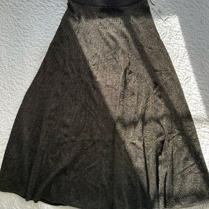 Banana Republic Shimmering Green Pleated Knit Skirt